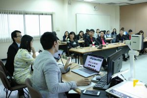 คณะพยาบาลศาสตร์ มช. และคณะบริหารธุรกิจ สจป. ดูงาน สื่อการสอน มสธ.